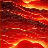 Playful Lava Inspired Aesthetic(Red)