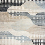 Ultra Soft Area Rug, Non Slip, Stain Resistant, Washable Area Rugs for Living Room, Bedroom, Chic Natural Fiber Design(Beige)