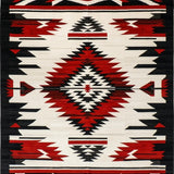 Modern Southwestern Patterned Elegance(Red)