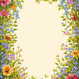 Ultra Soft Area Rug, Non Slip, Stain Resistant, Washable Area Rugs for Living Room, Bedroom, Beige Spring Garden Floor Mat Vibrant Flower Printed Area Low Pile(Beige)