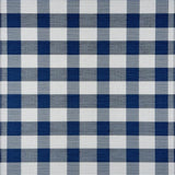 Artistic Dusk Blue Gingham Visual Appeal(Blue)