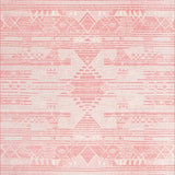 Delicate Blush Abstract Touch(Red)