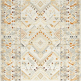 Ultra Soft Area Rug, Non Slip, Stain Resistant, Washable Area Rugs for Living Room, Bedroom, Rustic Warm Tiled Arrangement(Beige)