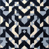 Ultra Soft Area Rug, Non Slip, Stain Resistant, Washable Area Rugs for Living Room, Bedroom, Neutral Abstract Grey Dining Room Non-Slip Area Carpet(Black)