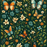 Elegant Rustic Nature Motif(Green)