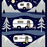 Whimsical Rustic Camping Aesthetic(Blue)
