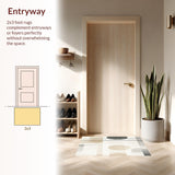 Abstract Linear Bands and Earthy Neutrals Design(Beige)