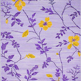 Ultra Soft Area Rug, Non Slip, Stain Resistant, Washable Area Rugs for Living Room, Bedroom, Rustic Floral Patterned Welcome Mat(Purple)