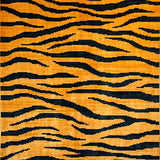 Ultra Soft Area Rug, Non Slip, Stain Resistant, Washable Area Rugs for Living Room, Bedroom, Artistic Black and Orange Blend(Orange)