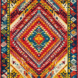 Dynamic Warm Tones Geometric Style(Red)