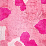 Ultra Soft Area Rug, Non Slip, Stain Resistant, Washable Area Rugs for Living Room, Bedroom, Elegant Soft Dreamy Atmosphere(Pink)