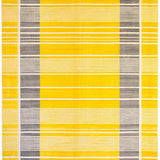 Ultra Soft Area Rug, Non Slip, Stain Resistant, Washable Area Rugs for Living Room, Bedroom, Chic Striped Modern Aesthetic(Yellow)