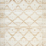 Indoor Beige Farmhouse Chic Geometric Area(Beige)