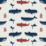 Ultra Soft Area Rug, Non Slip, Stain Resistant, Washable Area Rugs for Living Room, Bedroom, Eclectic Marine Life Design(White)