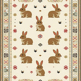Cozy Neutral Bunny Imagery(Beige)
