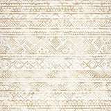 Ultra Soft Area Rug, Non Slip, Stain Resistant, Washable Area Rugs for Living Room, Bedroom, Durable Boho Vinyl Area With Intricate Geometric Lattice Motif(Beige)