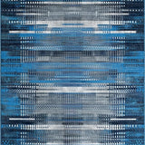 Contemporary Tiled Symmetrical Elements(Blue)