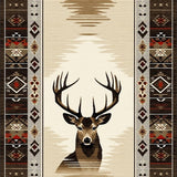 Modern Rustic Deer Inspired Artistry(Beige)