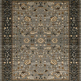 Ultra Soft Area Rug, Non Slip, Stain Resistant, Washable Area Rugs for Living Room, Bedroom, Rustic Forest Wildlife Imagery(Gray)