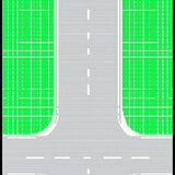 Charming Gray Roadway Aesthetic(Green)