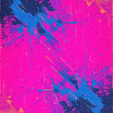 Ultra Soft Area Rug, Non Slip, Stain Resistant, Washable Area Rugs for Living Room, Bedroom, Vibrant Abstract Galaxy Aesthetic(Pink)