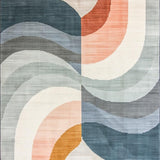 Contemporary Double Rainbow Motif(Gray)
