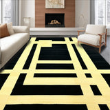 Ultra Soft Area Rug, Non Slip, Stain Resistant, Washable Area Rugs for Living Room, Bedroom, Artistic Dice-Inspired Floor Accent(Beige)
