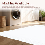 Ultra Soft Area Rug, Non Slip, Stain Resistant, Washable Area Rugs for Living Room, Bedroom, Vibrant Textured Leopard Style Piece(White)