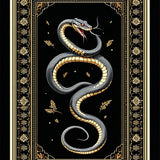 Gothic Celestial Snake Aesthetic(Black)