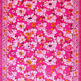 Ultra Soft Area Rug, Non Slip, Stain Resistant, Washable Area Rugs for Living Room, Bedroom, Bright Cheerful Floral Landscape(Pink)
