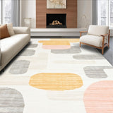 Ultra Soft Area Rug, Non Slip, Stain Resistant, Washable Area Rugs for Living Room, Bedroom, Warm Neutral Shaggy Layers(Yellow)