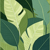 Tropical Green Leaf Aesthetic(Green)