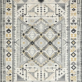 Ultra Soft Area Rug, Non Slip, Stain Resistant, Washable Area Rugs for Living Room, Bedroom, Chic Geometric Grey Aesthetic(Beige)