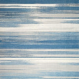 Ultra Soft Area Rug, Non Slip, Stain Resistant, Washable Area Rugs for Living Room, Bedroom, Contemporary Striped Rug: Modern Grey & Blue Aisle Runner Design(Blue)