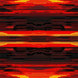 Eye Catching Abstract Volcanic Motif(Red)