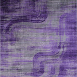 Ultra Soft Area Rug, Non Slip, Stain Resistant, Washable Area Rugs for Living Room, Bedroom, Whimsical Artistic Ombre Design(Purple)
