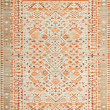Ultra Soft Area Rug, Non Slip, Stain Resistant, Washable Area Rugs for Living Room, Bedroom, Striking Neutral Abstract Aesthetics(Orange)