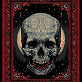 Ultra Soft Area Rug, Non Slip, Stain Resistant, Washable Area Rugs for Living Room, Bedroom, Haunting Spooky Aesthetic Floor Cover(Black)