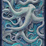 Ultra Soft Area Rug, Non Slip, Stain Resistant, Washable Area Rugs for Living Room, Bedroom, Stylish Tentacles Area Rug with Modern Octopus Design for Home Accents(Gray)