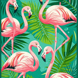 Ultra Soft Area Rug, Non Slip, Stain Resistant, Washable Area Rugs for Living Room, Bedroom, Elegant Coastal Flamingo Imagery(Pink)