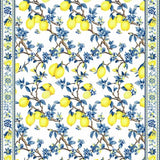Ultra Soft Area Rug, Non Slip, Stain Resistant, Washable Area Rugs for Living Room, Bedroom, Cheerful Lemon Blossom with Elegant Details(Yellow)