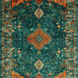 Contemporary Colorful Ethnic Fusion(Blue)