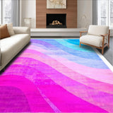 Ultra Soft Area Rug, Non Slip, Stain Resistant, Washable Area Rugs for Living Room, Bedroom, Unicorn Aesthetic Toddler Room Plush Rug(Blue)