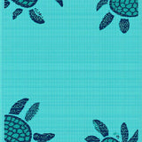 Artistic Marine Wildlife Arrangement(Blue)