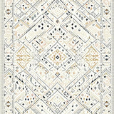 Ultra Soft Area Rug, Non Slip, Stain Resistant, Washable Area Rugs for Living Room, Bedroom, Rustic Textured Geometric Weave(Beige)