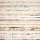 Neutral Area with Faded Chevron and Striped Distressed(Beige)