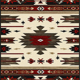 Warm Red and Brown Tapestry(Red)