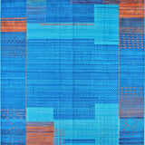 Dynamic Artistic Striped Visuals(Blue)