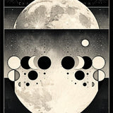 Hippie Inspired Celestial Motif(Beige)