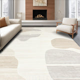 Ivory Dreamscape Area Modern Abstract Art for Home(Beige)